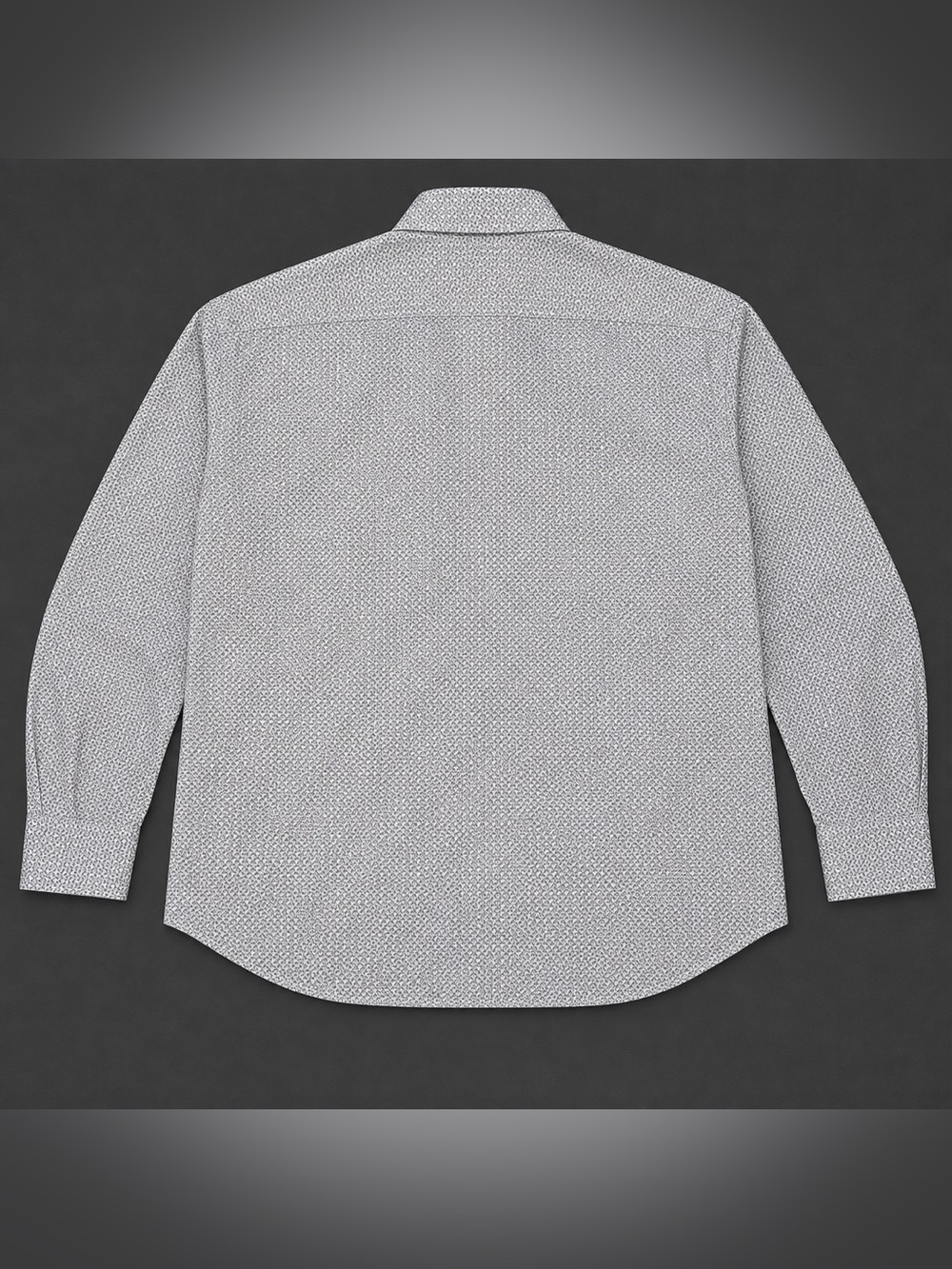Canali 1934 Men’s XXL Blue Geometric Cotton Luxury Shirt Made Italy tailored - Picture 8 of 16